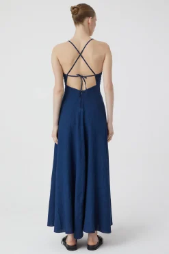 Robe Maxi En Lin & Coton