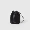 Sac Seau En Cuir Velours