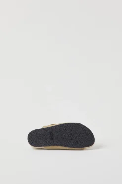 Sandales En Cuir Velours Souple