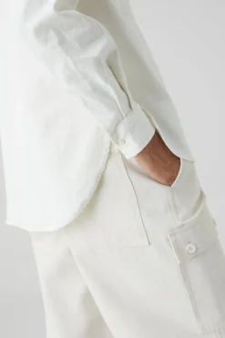 Shirt En Ecru Denim