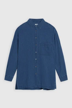 Shirt Long En Lin & Coton