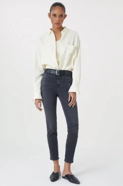 Skinny Pusher Black Denim