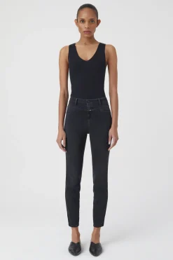 Skinny Pusher Black Denim
