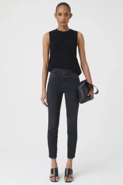 Skinny Pusher Black Denim