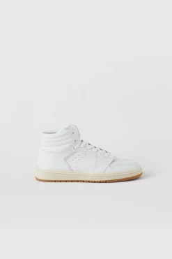 Sneaker High En Cuir Nappa