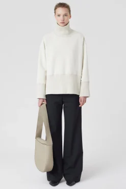 Sweatshirt A Col Roule