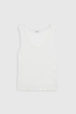Top A Encolure En V