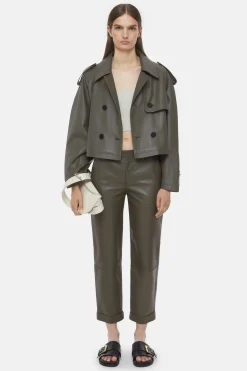 Veste Courte En Cuir