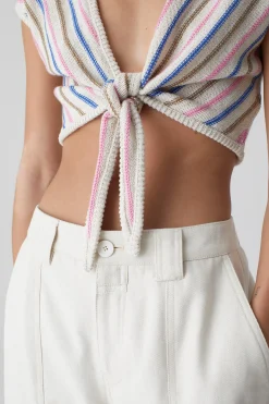 Veste En Maille Nouee