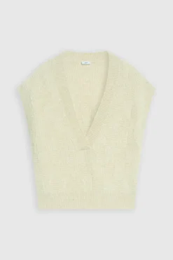 V-Pullover Sans Manches